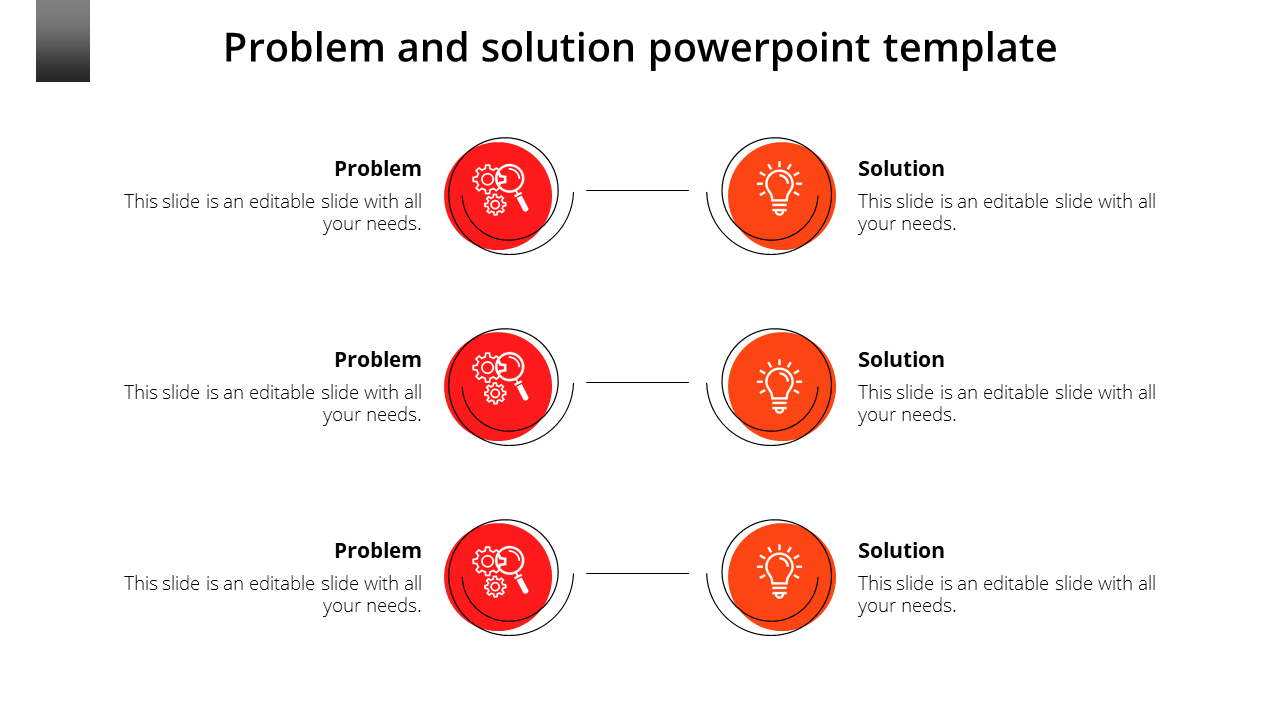 problem and solution powerpoint template